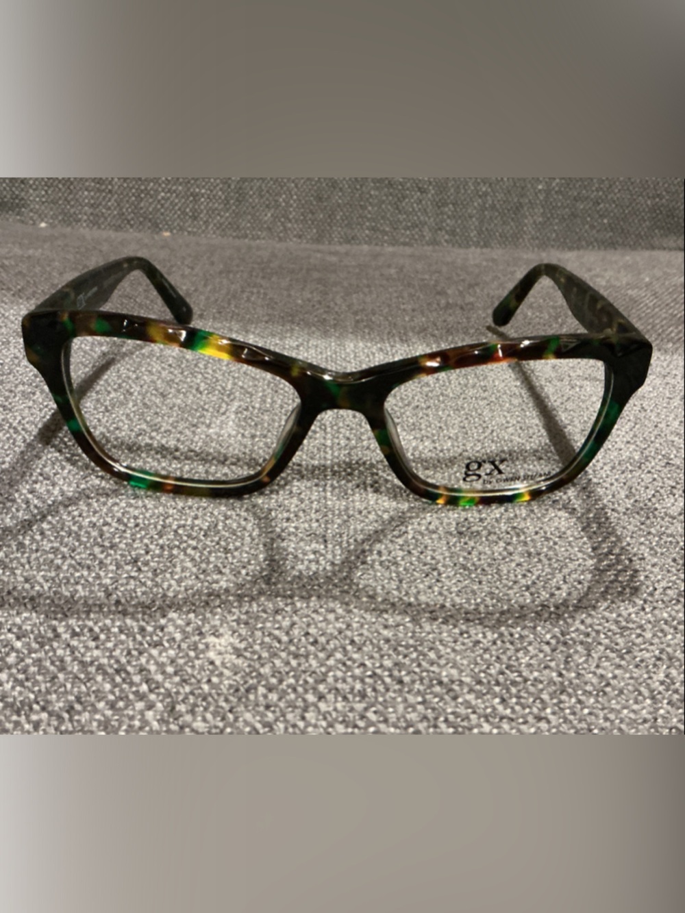 GX by Gwen Stefani Tortoiseshell Frames with Green & Brown Accents